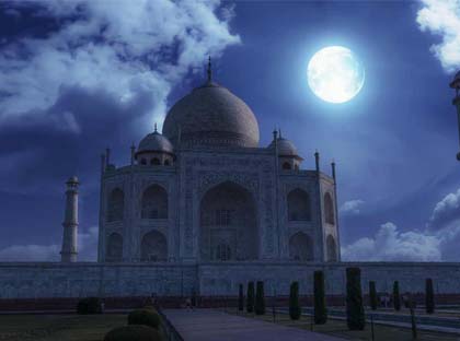 taj mahal moon light tour